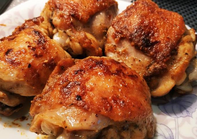 Как приготовить рецепт Жареные куриные бедрышки