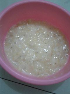 Foto resep MPASI 6+ pisang susu