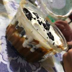 Una foto de Postre oreo
