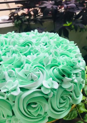 A picture of Flowery Cake 🇵🇰.