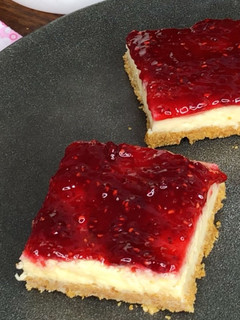 Una foto de Tarta de queso express en Lékué al microondas