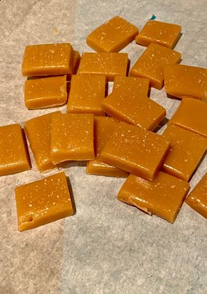 A picture of Microwave caramels.