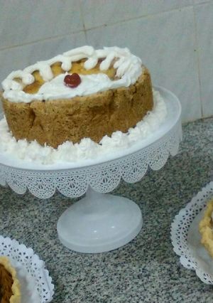 Una foto de Tarta de duraznos