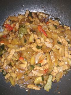 Foto resep Tumis labu air pedas