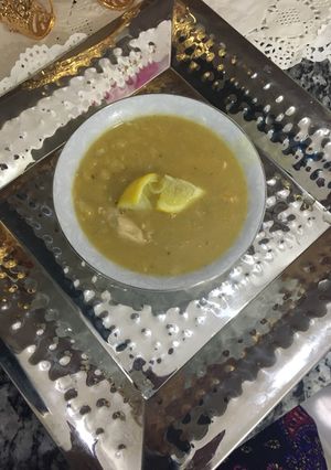 صورة لوصفة شوربة عدس