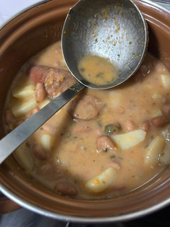 Tejfölös bableves🙂 recept fotója