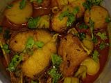 Bhetki (Barramundi) fish curry