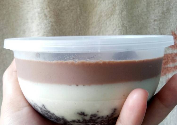 Puding Coklat Oreo