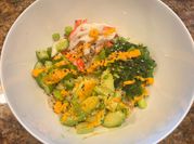 A picture of sushi bowl