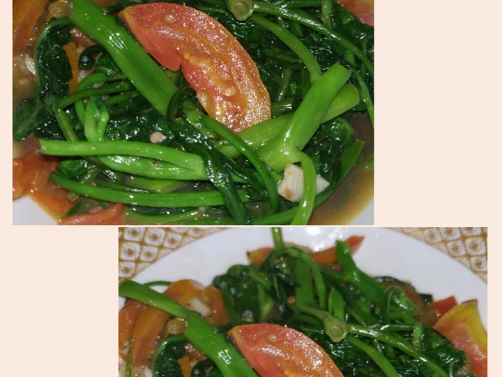Langkah Mudah untuk Membikin Resep Kangkung tumis saos tiram yang Lezat Sekali Anti Ribet, Menggugah Selera
