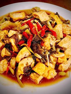 Foto resep Sayur Asin Cah Tahu
