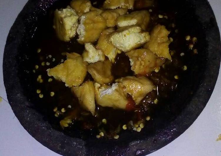 Resep Tahu gejrot simple oleh Gozali Cookpad