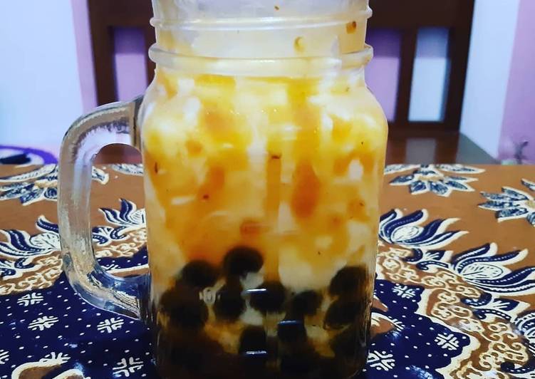 Resep Boba milk homemade yang Enak Banget