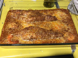 Rape en salsa de gamba roja