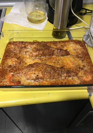 Una foto de Rape en salsa de gamba roja