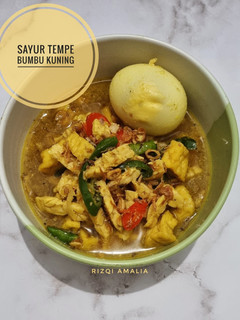 Foto resep Sayur Tempe Bumbu Kuning