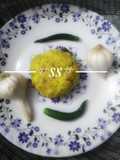Grated Kachu fry with Coconut