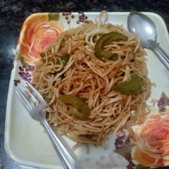 A picture of चाउमीन (chaumeen recipe in hindi).