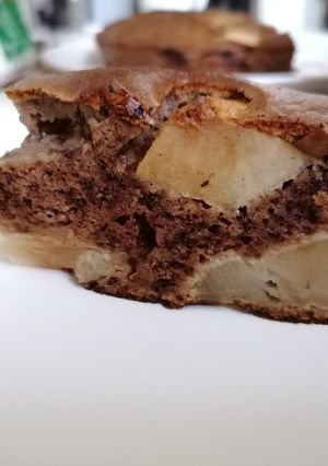 O poză a rețetei Tort de pere cu nucă.