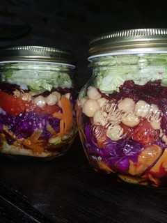 Una foto de Ensalada de vegetales súper completa