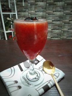 Foto resep Smoothies semangka kurma