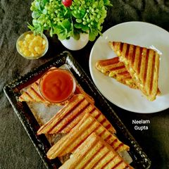 Corn Vegetables Sandwich A picture of Corn Vegetables Sandwich.