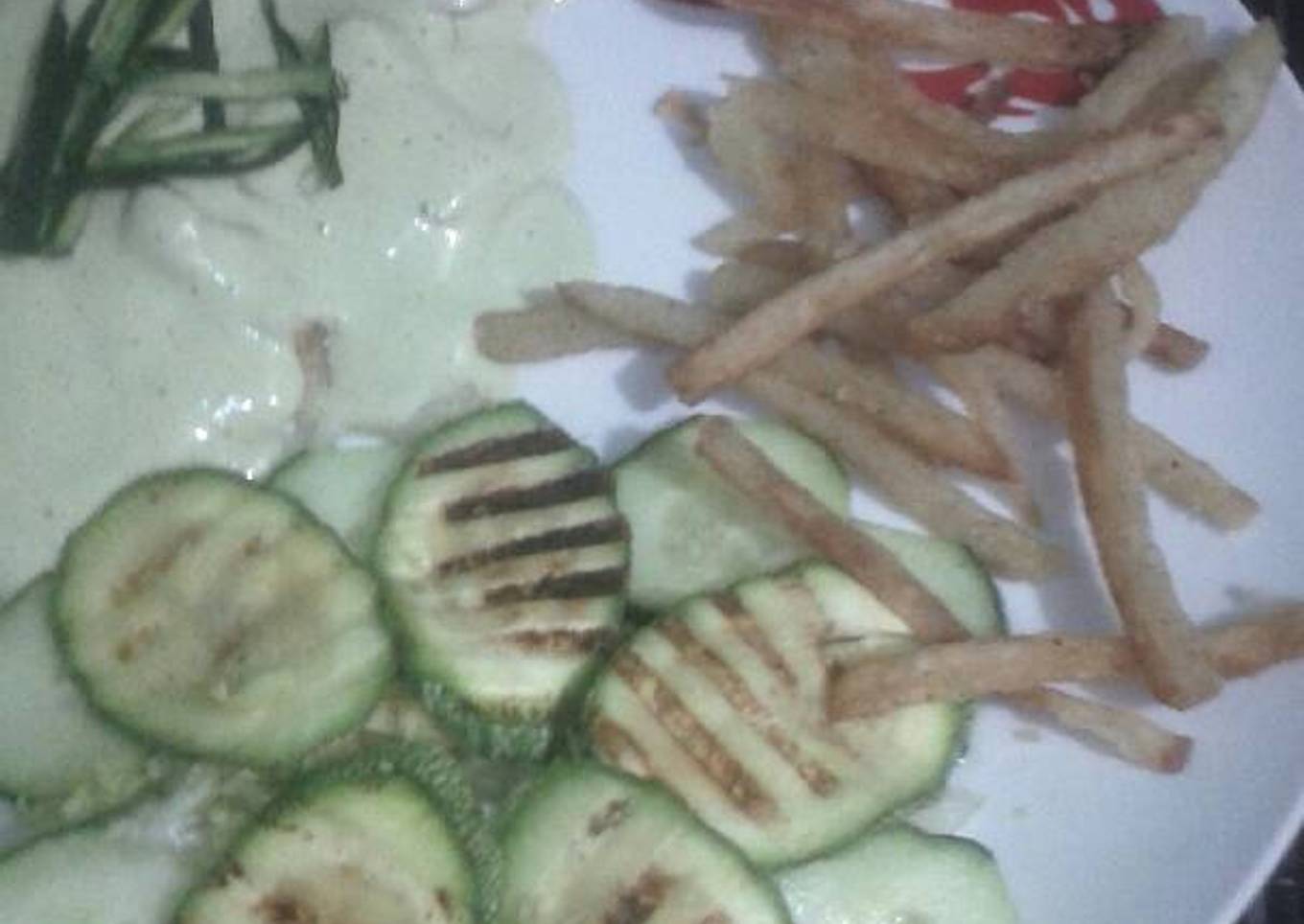 Filete de pescado en crema de brocoli