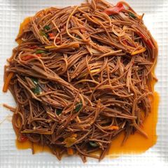 A picture of Pasta in veggies.