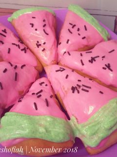 Foto resep Donat Karakter Semangka
