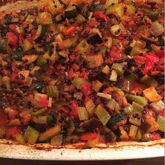 A picture of Vegetable and lentil ragu.