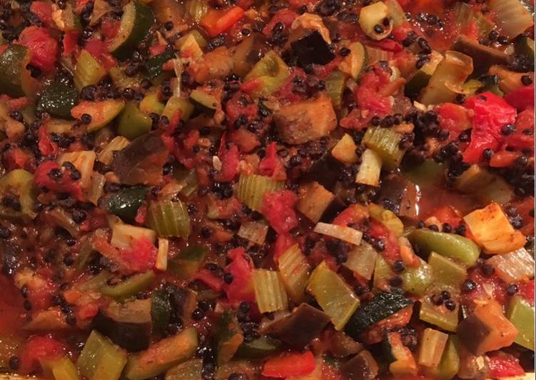 Recipe of Ultimate Vegetable and lentil ragu