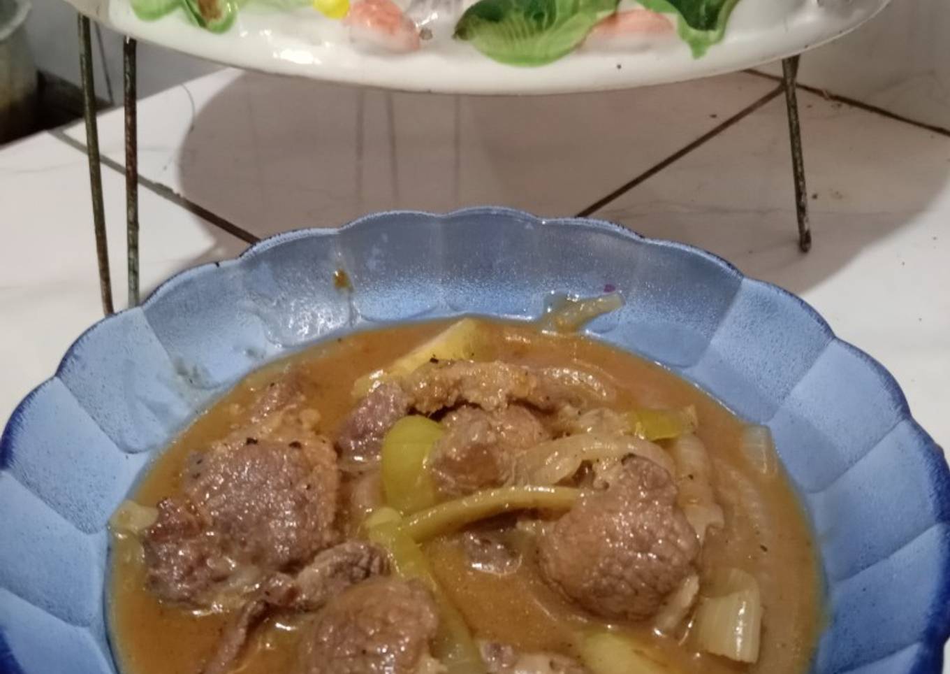 Daging sapi saus lada hitam