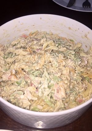 Una foto de Ensalada de espirales