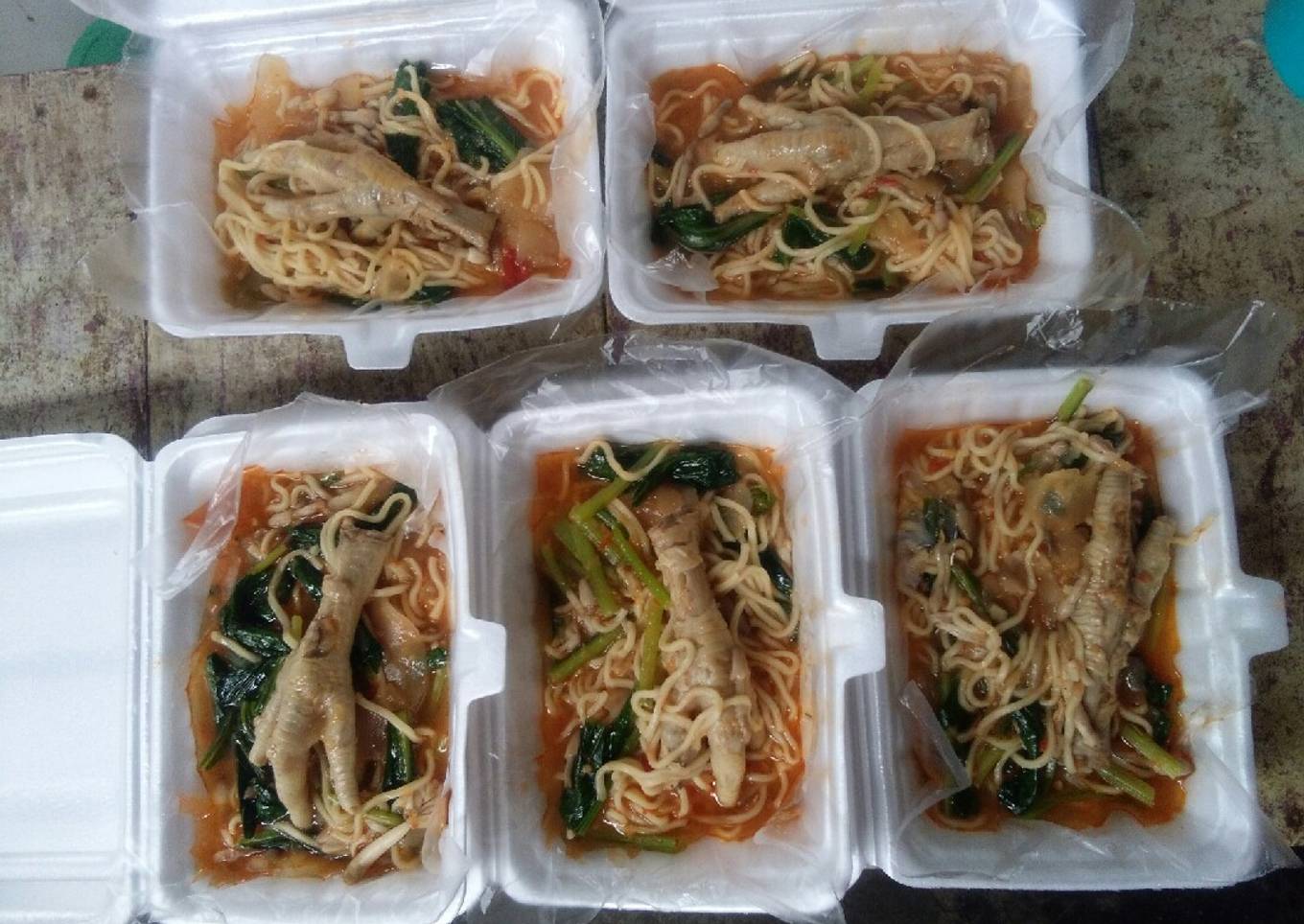 Seblak Ceker + Jamur Janggel