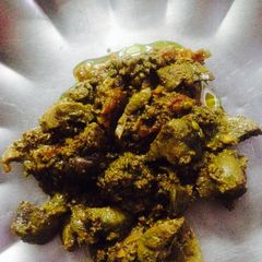 A picture of Fry kidney masala.