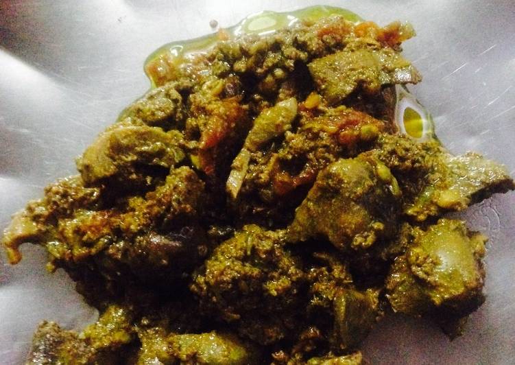 Fry kidney masala