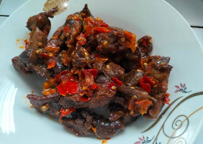 Resep Balado Hati Ampela Oleh Diah Tri Norita Cookpad