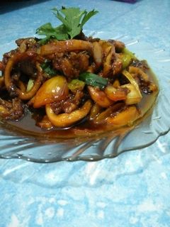 Foto resep Cumi masak pedas manis anak kost