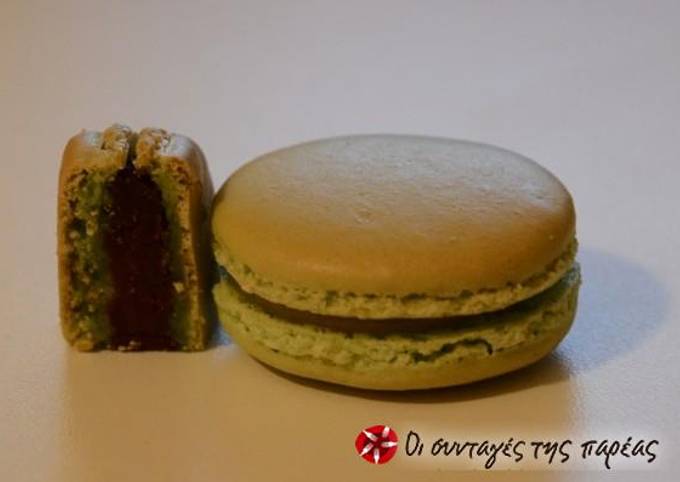 κύρια φωτογραφία συνταγής Αυθεντικά Γαλλικά Macaron (3 γεύσεις)