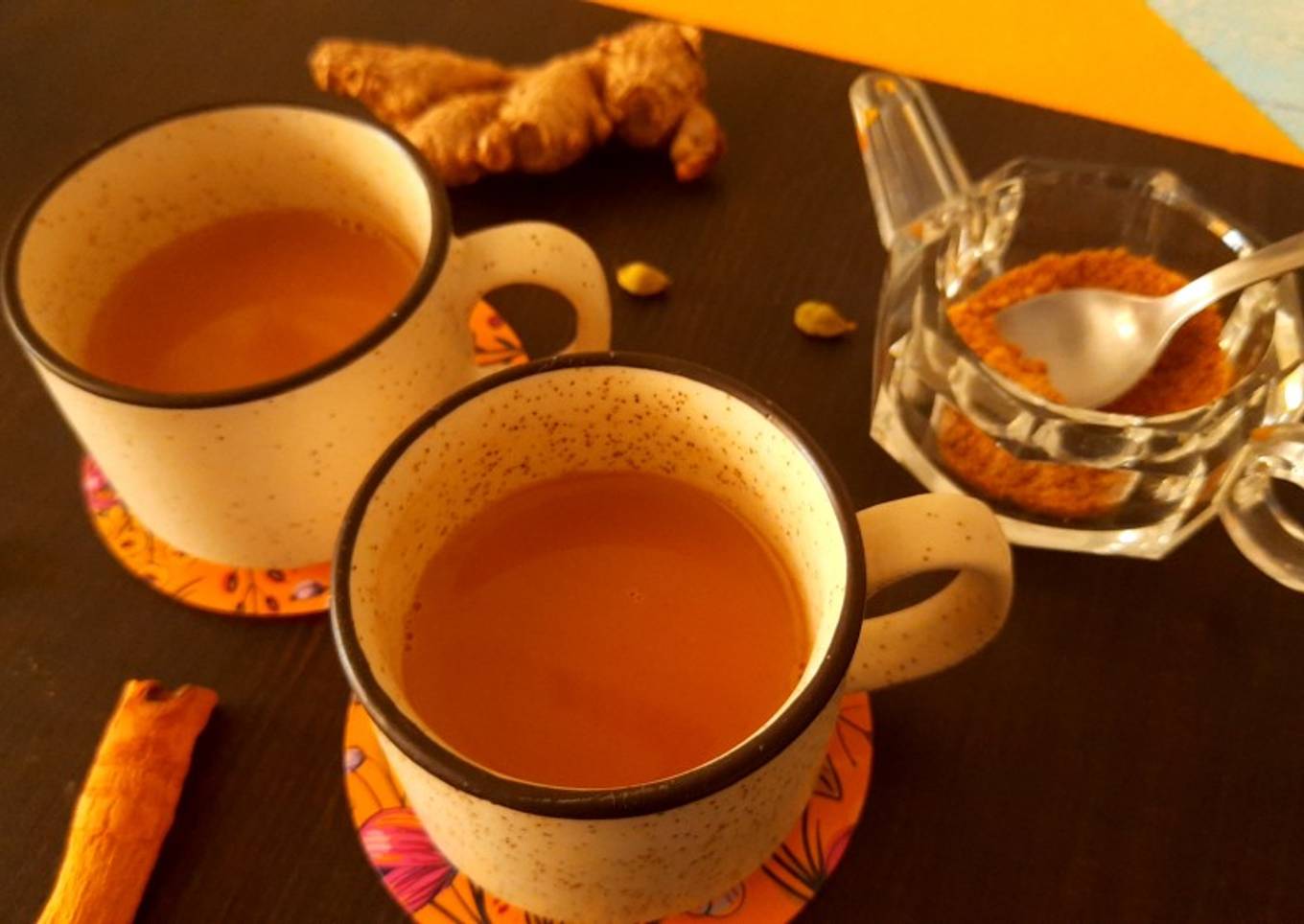 Immunity booster special masala jaggery tea