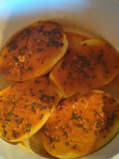 Una foto de Patatas adobadas al microondas