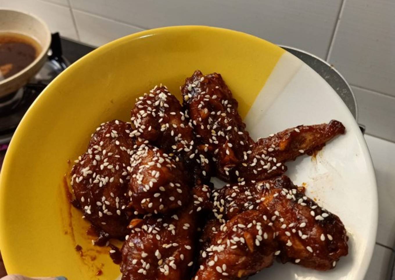 Korean Spicy chicken wings