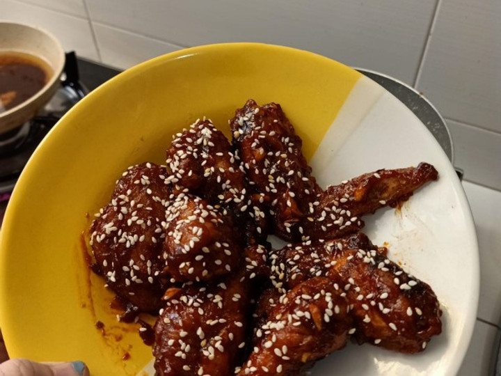 Resep Korean Spicy chicken wings yang Sempurna