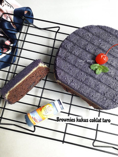 Foto resep Brownies kukus coklat taro