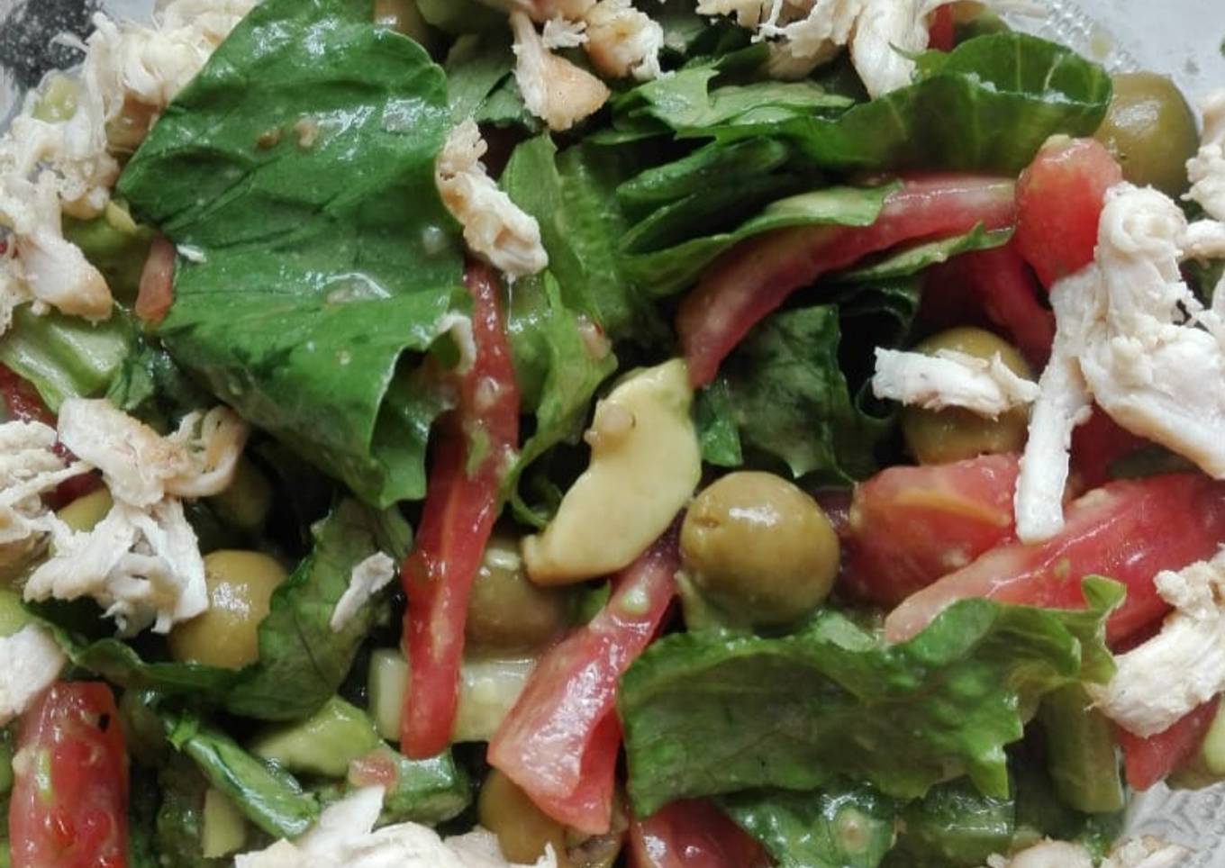 Ensalada saludable de lechuga!