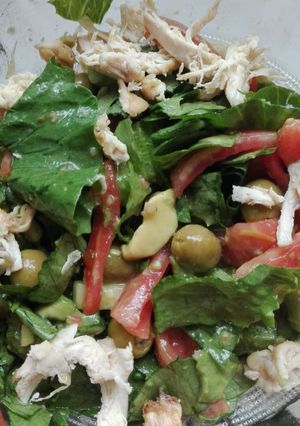 Una foto de Ensalada saludable de lechuga!