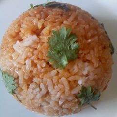 Baked jollof rice A picture of Baked jollof rice.
