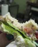 Sándwich vegano de no pez