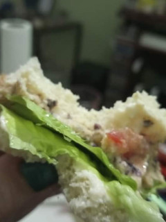 Una foto de Sándwich vegano de no pez