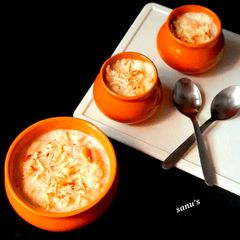 A picture of Kashmiri dessert Seemni.